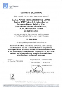 LRQA ISO 9001:2008 Certificate of Approval