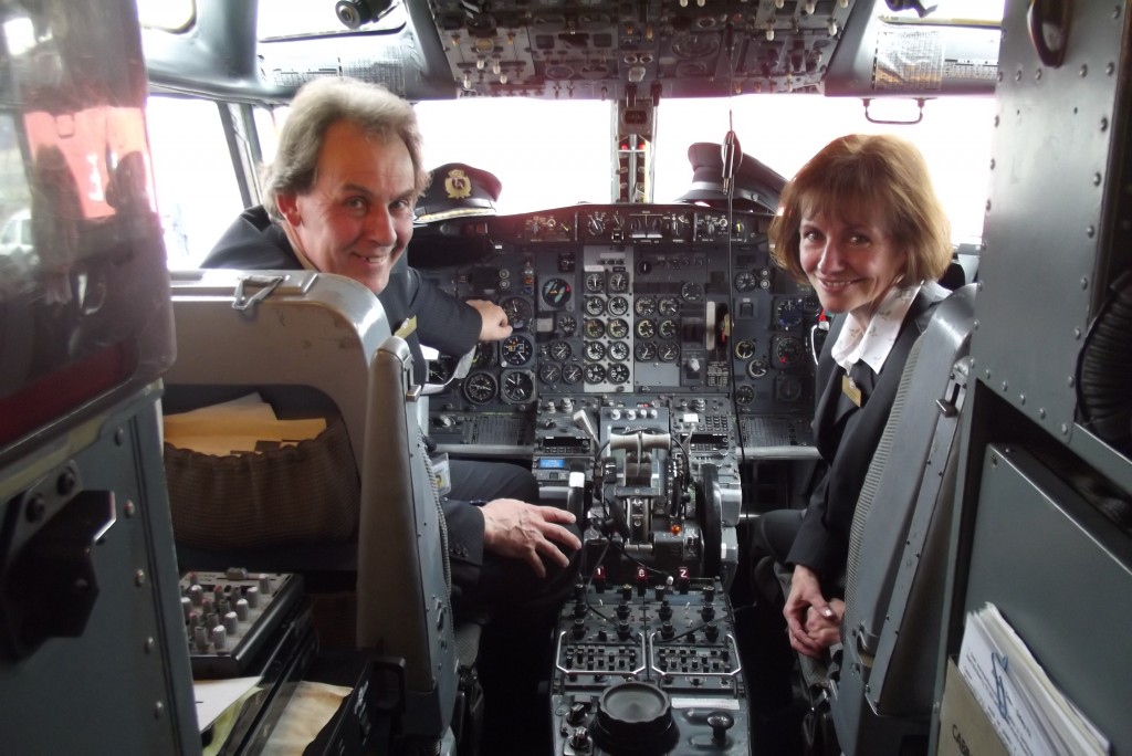 Julie A.Rushton & Andrew N.S.Easton – Founders of JARE ATP – on the Flight Deck of their Boeing B737 Trainer Aircraft welcome everyone to their Boeing B737 Trainer & Aviation Centre at Bournemouth International Airport on the South Coast to learning new and exciting aviation skills valued by the aviation industry worldwide