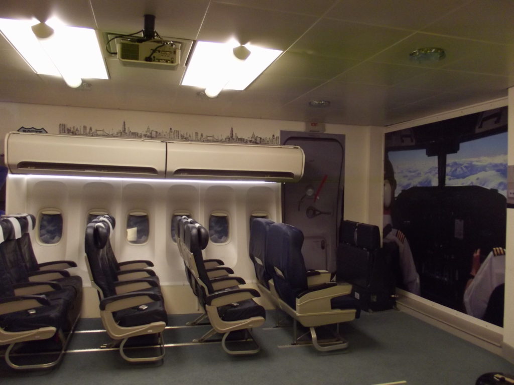 Mixed class mockup cabin JARE Airline Training Partnership